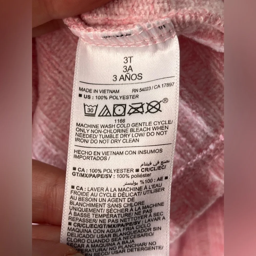 Old Navy Soft Knit Button Up Cardigan Sweater Toddler Girls Size 3T - Picture 4 of 4